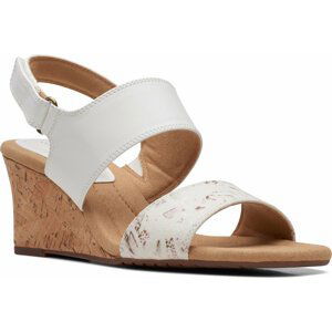 Sandály Clarks Kyarra Faye 26171238 White Leather