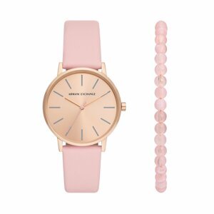 Hodinky Armani Exchange Lady Banks AX7150SET Rose Gold/Pink