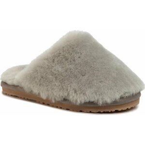 Bačkory Mou Closed Toe Sheepskin Slipper Light