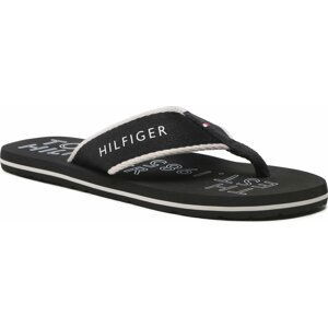 Žabky Tommy Hilfiger Sporty Hilfiger Beach Sandal FM0FM04469 Black BDS