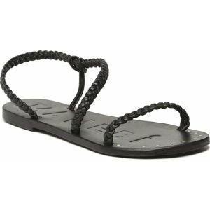 Sandály Manebi Sandals S 6.4 Y0 All Black Braid