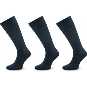 Sada 3 párů pánských vysokých ponožek Boss 50469366 Blue
