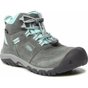 Trekingová obuv Keen Ridge Flex Mid Wp 1025583 Grey/Blue Tint