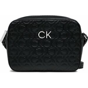 Kabelka Calvin Klein Re-Lock Camera Bag Emb Mono K60K610199 Černá