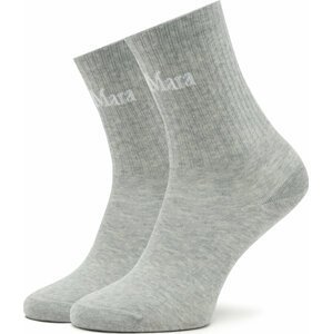 Dámské klasické ponožky Max Mara Leisure Comodo 2335560136600 Light Grey