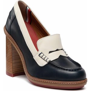 Polobotky Tommy Hilfiger Th Preppy High Heel Loafer FW0FW06585 Rwb 0GY