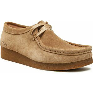 Polobotky Clarks WallabeeEvoSh 261747474 Dark Sand Suede