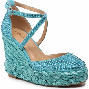 Espadrilky Alma En Pena V23500 Suede Turquoise