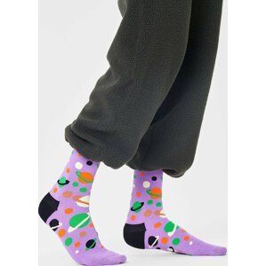 Klasické ponožky Unisex Happy Socks MIL01-5000 Fialová