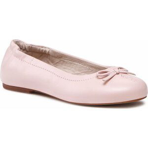 Baleríny Polo Ralph Lauren Pony Ballet RF104210 Pink Leather