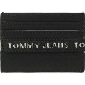 Pouzdro na kreditní karty Tommy Jeans Tjm Essential Leather Cc Holder AM0AM11219 BDS