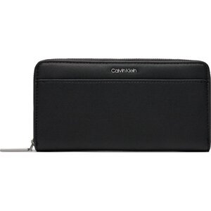 Velká dámská peněženka Calvin Klein Ck Must Lg Z/A Wallet W/Slip K60K610949 Ck Black BEH