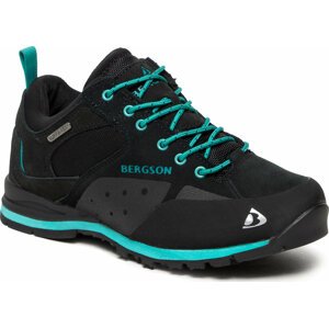 Trekingová obuv Bergson Soira Low Stx Black/Mint