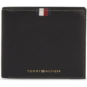 Pánská peněženka Tommy Hilfiger Th Corp Leather Cc And Coin AM0AM11601 Black BDS