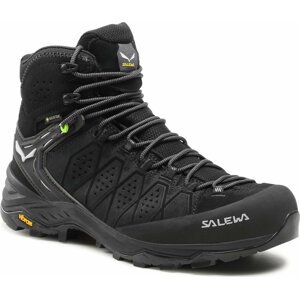 Trekingová obuv Salewa Ms Alp Trainer 2 Mid Gtx GORE-TEX 61382-0971 Black/Black 0971