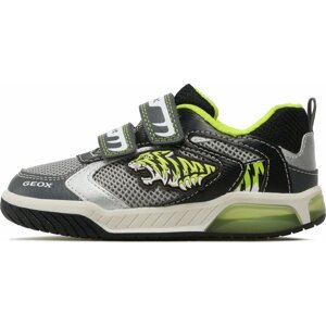 Sneakersy Geox J Inek B. A J359CA 014CE C0666 S Grey/Lime