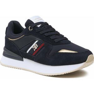 Sneakersy Tommy Hilfiger Corp Webbing Runner FW0FW07383 Tmavomodrá