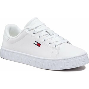 Sneakersy Tommy Jeans Cool Ess EN0EN02042 White YBR