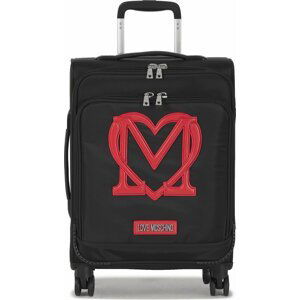 Malý tvrdý kufr LOVE MOSCHINO JC5101PP0FKX000B Nero/Rosso