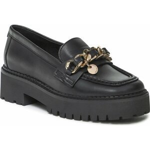 Loafersy Tommy Hilfiger Chain Chunky Loafer FW0FW06865 Black BDS
