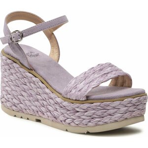 Espadrilky Alma Blue V23BL4034 Rafia Lilac