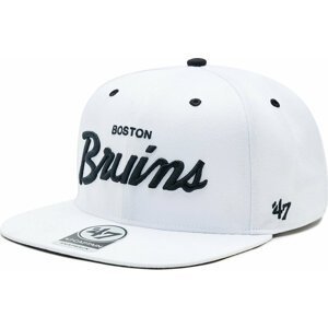 Kšiltovka 47 Brand NHL Boston Bruins Crosstown Pop '47 CAPTAIN H-CRSPP01WBP-WH White