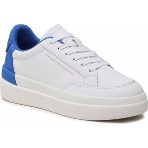 Sneakersy Tommy Hilfiger Feminine Sneaker With Color Pop FW0FW06896 White/Electric Blue 0LA