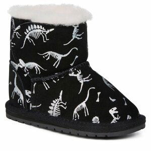 Kozačky EMU Australia Toddle Reflective Dino B12966 Black