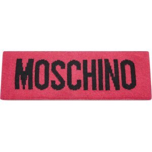 Textilní čelenka MOSCHINO 65235 0M2355 Růžová