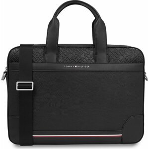 Brašna na notebook Tommy Hilfiger Th Central Slim Computer Bag AM0AM11307 Černá