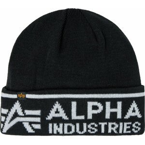 Čepice Alpha Industries AI Beanie 138903 Black/White 95