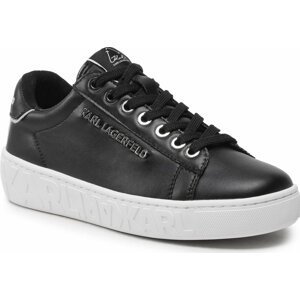 Sneakersy KARL LAGERFELD KL61018A Black Lthr
