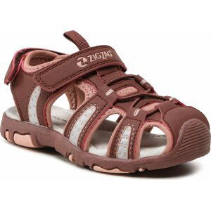 Sandály ZigZag Konha kids Closed Toe Sandal Z232303 5127 Marron