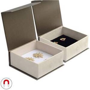 Šperky4U Dárková krabička na náušnice, magnetické zavírání - KR0330-BR