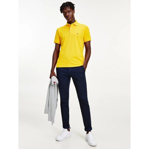 Tommy Hilfiger pánské žluté polo tričko - XXL (ZER)