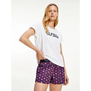 Tommy Hilfiger dámské bílé tričko - XS (YBR)