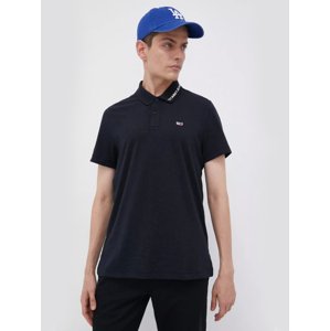 Tommy Jeans pánské černé polo triko - XL (BDS)