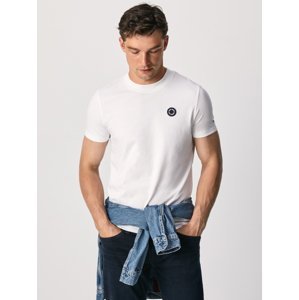 Pepe Jeans pánské bílé tričko Wallace - L (800)