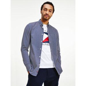 Tommy Hilfiger pánská vzorovaná košile - XXL (0GY)