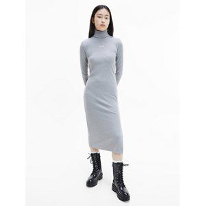 Calvin Klein dámské šedé šaty - M (P3E)