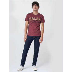 Salsa pánské vínové tričko - L (7049)