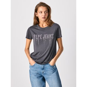 Pepe Jeans dámské šedé tričko DEBO