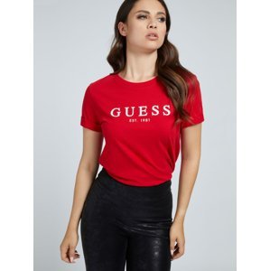 Guess dámské červené tričko