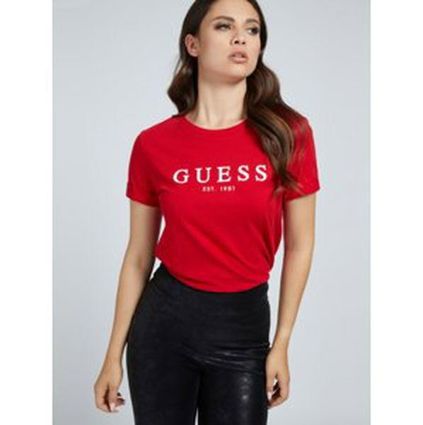 Guess dámské červené tričko - S (G5Q9)