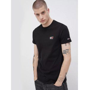 Tommy Jeans pánské černé triko - S (0MD)