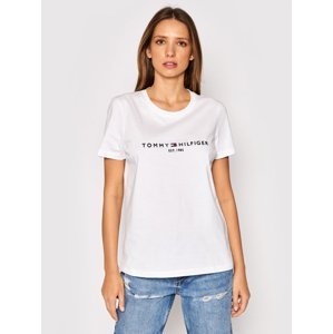 Tommy Hilfiger dámské bílé tričko - XL (YBR)