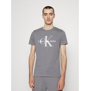 Calvin Klein pánské šedé tričko - S (PTP)