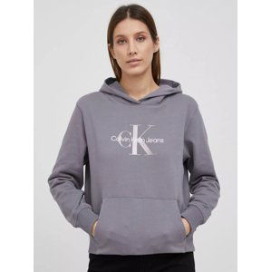 Calvin Klein dámská šedá mikina - L (PTP)