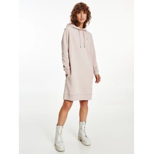 Tommy Hilfiger dámské světle starorůžové mikinové šaty - M (AE9)