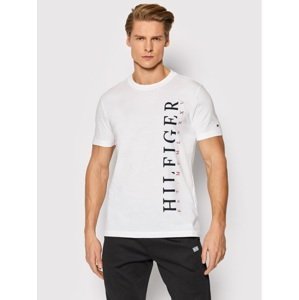 Tommy Hilfiger pánské bílé triko Vertical - S (YBR)